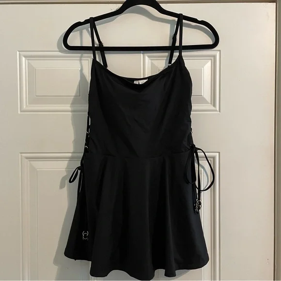 Anne Cole Studio One Piece Lace Up Swimsuit Dress Solid Black Size 10 is  available for purchase on au PAY Market - Imported Goods Online Store  Co.Ltd. | au PAY Market -
